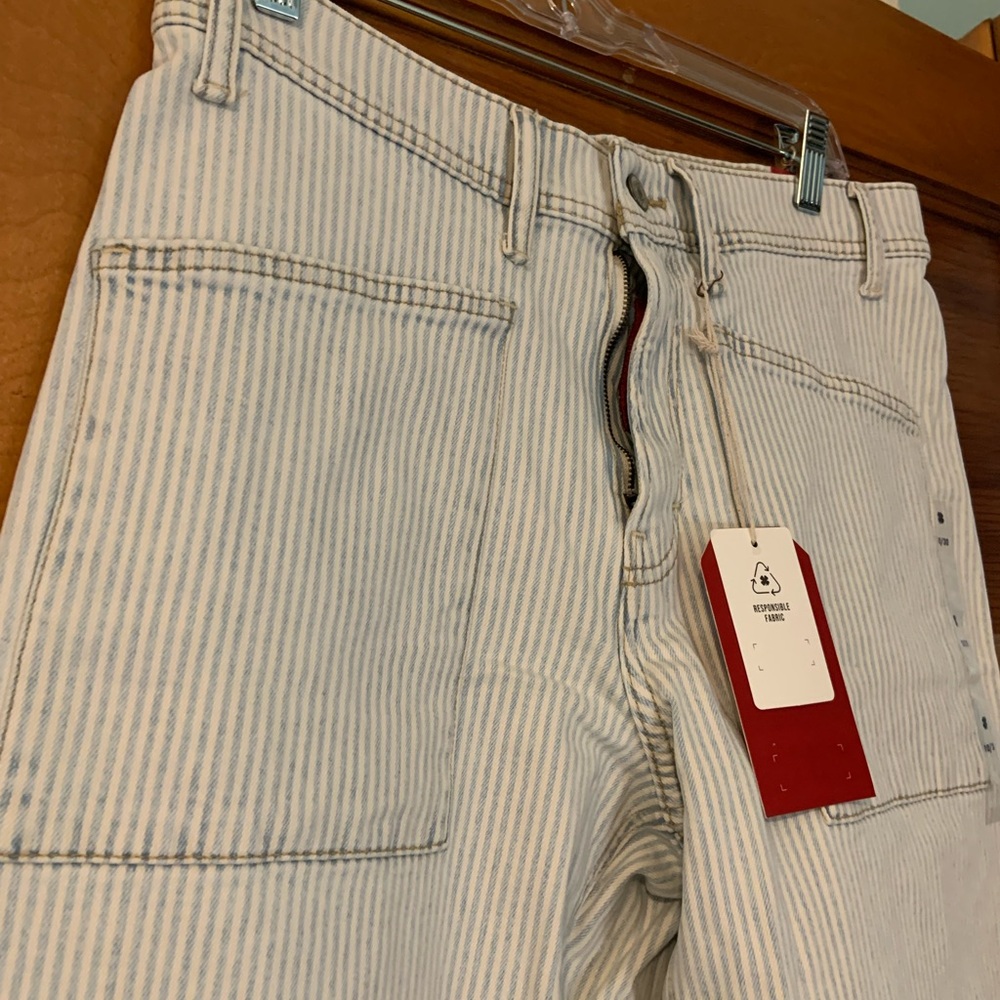 Lucky Brand Striped High Rise Wide Leg - Picture 2 of 4